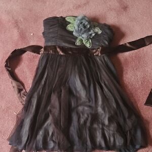 Teeze Me Dress with Green Accent